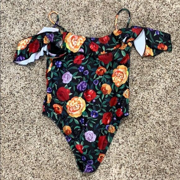 Motel rocks floral one piece bathing suit | size S | NWT - Picture 5 of 8